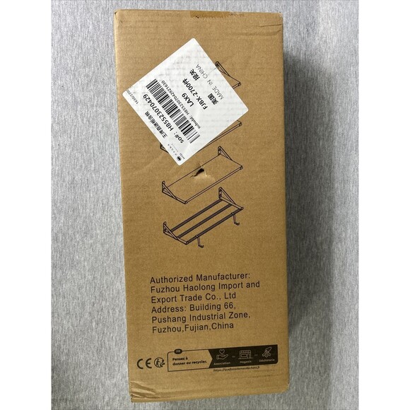 Veluckin Floating Shelf,Wall Mounted Rustic Wood Shelves for Bathroom BNIB - Picture 6 of 11